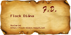 Flock Diána névjegykártya